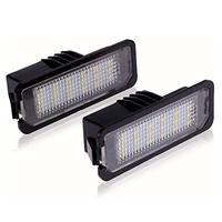 Accessoires de voiture numéros LED lampes de plaque d'immatriculation pour VW Golf MK4 MK5 MK6 Passat Polo
