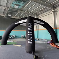 Logo personnalisé impression araignée gonflable tente dôme extérieur utilisé arc de ballons pour la vente promotionnelle