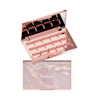 Boîtes d'emballage en plastique personnalisées vides pour palettes de fards à paupières 12 couleurs