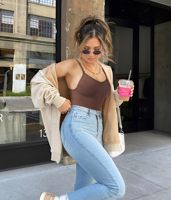 Body Sculptant Femme Gainant Ventre Plat Effet Push-Up Culotte Invisible avec Soutien-Gorge Intégré et Entrejambe Ouvert pour Usage Quotidien