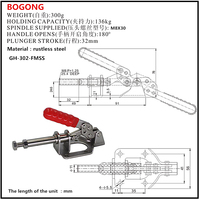 BOGONG quick release clamp GH-302-FMSS Bascule Clamp Push Pull Maladies D'action D'outils À Main Lumière Duty quick release CH HS GH-302FMSS