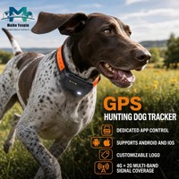 Collier de dressage antichoc pour animaux de compagnie avec GPS 4G LTE en temps réel, étanche IP67, lumière LED, clôture électronique, pour chiens de chasse en extérieur, autonomie 45 jours