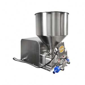 เครื่องฉีดครีมสแตนเลสแบบแมนนวลและอัตโนมัติสำหรับโดนัท ช็อกโกแลต ครัวซองต์ ขนมปัง พัฟ และเค้ก - Product Image 4