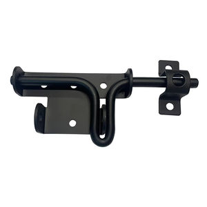 Loquet coulissant en acier noir moderne pour portail extérieur – Vente en gros - Product Image 6