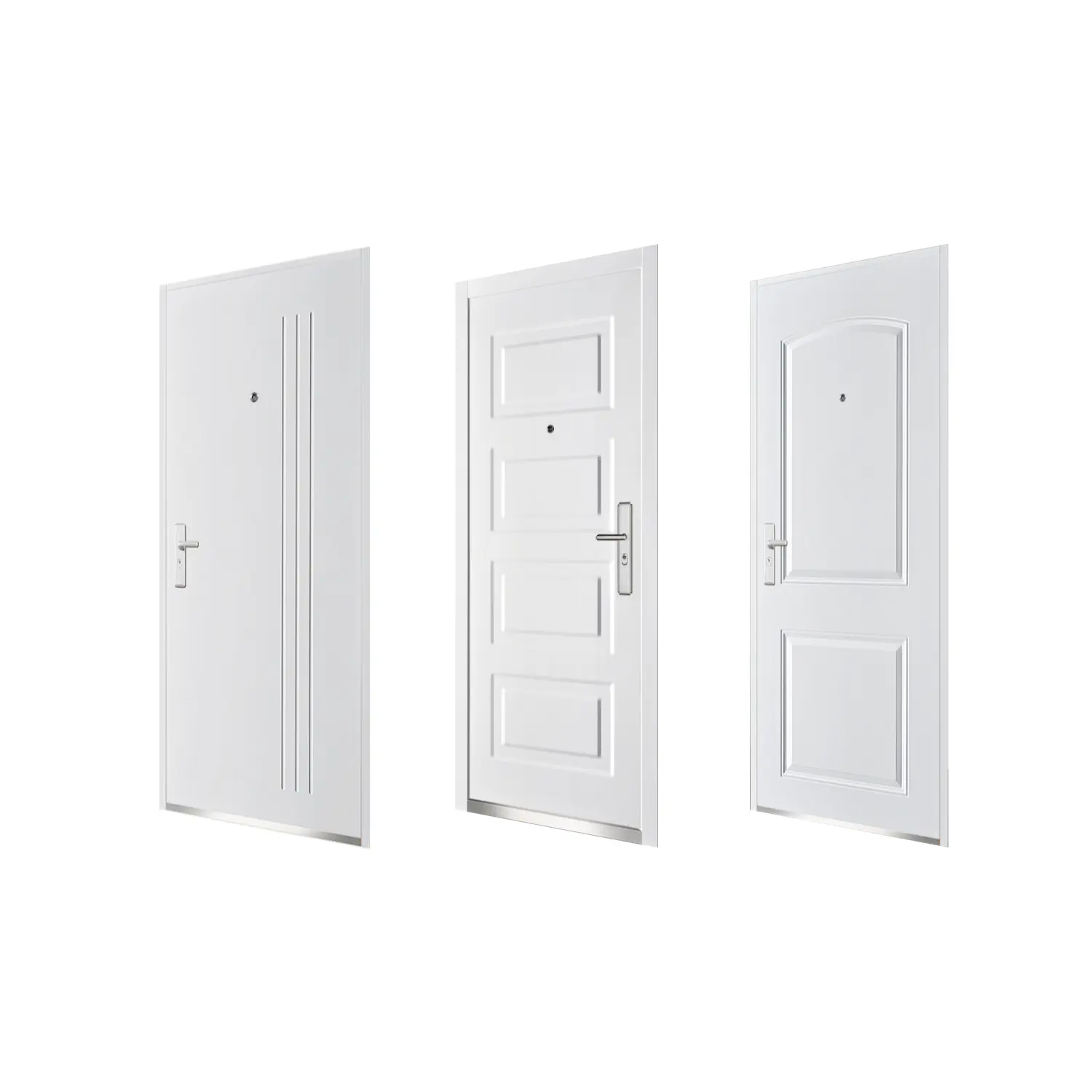 Porte di sicurezza di lusso in acciaio di alta qualità struttura della porta porta anteriore disegni