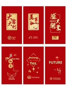 Túi đựng tiền mừng Tết Nguyên đán, in ấn tùy chỉnh, phong bì đỏ đám cưới, phong bì giấy doanh nghiệp, túi đựng tiền Hari Raya - Product Image 5