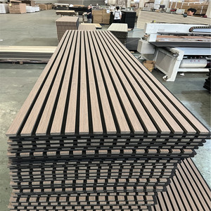 Paneles Acústicos de Madera Acanalados 3D Modernos, Ecológicos, para Sala de Estar, <span class=keywords><strong>Gimnasio</strong></span>, Insonorización, 60x240cm, Revestimiento Akupanel para Estudio - Product Image 1