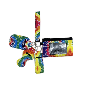 Portachiavi autodifesa marsupio portachiavi in Neoprene Set <span class=keywords><strong>porta</strong></span> <span class=keywords><strong>carte</strong></span> di credito girasole cerniera in PVC - Product Image 5