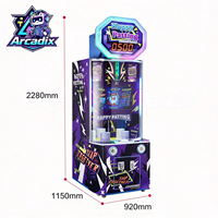 Machine de jeu d'arcade à monnayeur, modèle Happy Patting Bouncing Ball Drop, avec récompense par ticket, pour centre de jeux intérieur - Vente chaude
