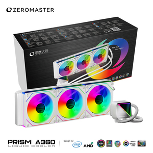 Refroidisseur liquide CPU blanc 240 mm ARGB AIO, <span class=keywords><strong>radiateur</strong></span> <span class=keywords><strong>de</strong></span> refroidissement par eau <span class=keywords><strong>pour</strong></span> PC Intel AMD OEM - Product Image 1