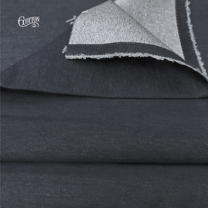 Tissu denim gris foncé SIXCOTTON 10,6 oz, 50/50 coton polyester, 180 cm, tissage sergé pour veste uniforme, Tela De Mezclilla Blanca - Product Image 5