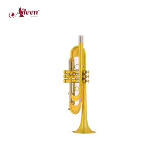 AileenMusic yüksek kaliteli bB anahtar sarı pirinç OEM kabul edilebilir trompet (TP-H499P-SYY)
