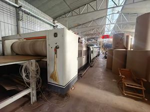 Ligne de production de carton ondulé <span class=keywords><strong>d</strong></span>'<span class=keywords><strong>occasion</strong></span> 1800 mm 3/5 couches, machine à onduler informatisée haute vitesse - Product Image 4