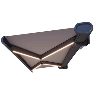 Toldo Retráctil de 3M con Cofre Integral de <span class=keywords><strong>Aluminio</strong></span> Directo de Fábrica para Balcón, Impermeable, Eléctrico y Plegable para Exterior, Lujosa Marquesina para Lluvia - Product Image 2