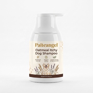 Shampoo pour chiens à peau sensible, à l'avoine colloïdale et aux céramides, réparation de la barrière cutanée, apaisant pour les peaux irritées, 300 ml, marque privée - Product Image 6