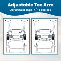 Kit Suspensi Adjustable Heavy Duty dengan Kontrol Lengan Toe Belakang untuk Lexus IS300 GS300 GS400 GS430 1998-2005