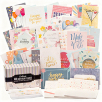 Impression personnalisée Cartes de vœux pour félicitations d'anniversaire de mariage Ensemble de cartes de remerciement en papier personnalisé créatif avec enveloppes