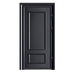 Factory direct safety steel main security door design exterior iron french doors