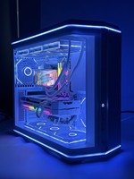 Boîtiers d'ordinateur en gros ATX MATX ITX, boîtier CPU, Gabinete Gamer, boîtier PC Gaming avec ventilateur blanc 235AX Curve Gabinete Caja