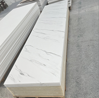 Planche de comptoir en pierre artificielle sans joint Monerte, panneau en acrylique imperméable, surface solide, grande planche de comptoir de cuisine