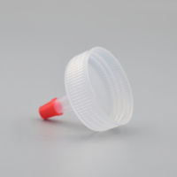 38/400 Bouchon compte-gouttes en plastique à col court Bouchon de pressage supérieur rouge Bouchon de bouteille de ketchup Bouchon de bouteille de bec de colle Couvercle de bouteille