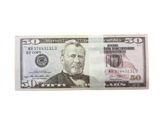 50 dollars (100 pièces/douzaine)