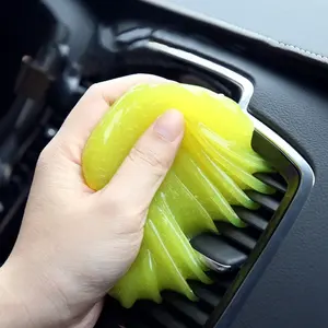 Gel de nettoyage magique de gelée pratique de 160g Gel propre de poussière d'utilisation répétée pour l'intérieur de la voiture respectueux de la peau