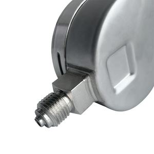 올 스테인리스 스틸 140psi 1MPa 글리세린 충전식 하부 연결형 진공 유압 게이지 압력계 - Product Image 6