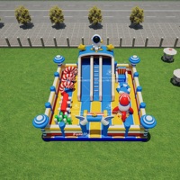 Thème aventure spatiale thème astronaute parc d'attractions pour enfants pas cher prix aire de jeux extérieure parc d'attractions gonflable