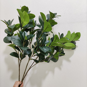 Cành Cây Nhân Tạo Trang Trí Hàng Đầu Cành Cây Cảm Ứng Thật Lá Để Trang Trí Nhà - Product Image 4