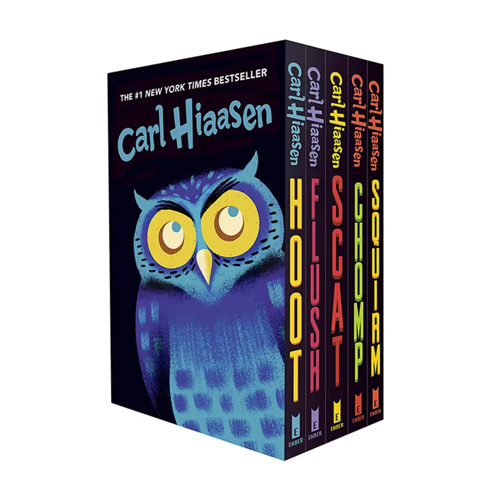 5 books/set Carl Hiaasen Popular Picture Book for Children Gift English original
