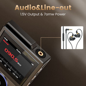 Lecteur MP3 audio haute fidélité personnalisé en usine, 2,4 pouces, DSD256, musique sans perte, prise en charge BT 5.3, carte TF 128 Go, lecteur audio numérique portable - Product Image 3