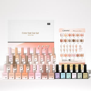 CC7 CANNI Nuevo Set de <span class=keywords><strong>Esmaltes</strong></span> de Gel HEMA FREE, 24 Colores, <span class=keywords><strong>Esmaltes</strong></span> Semipermanentes, 30 Piezas, 2026, Kit de Esmalte de Gel Jelly de Alta Calidad - Product Image 1