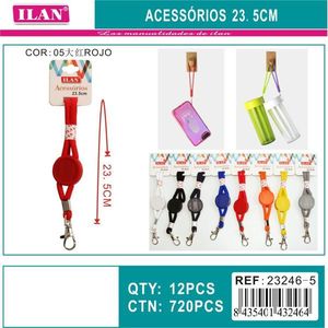 Ilan Accessories Cordino da 23,5 cm con clip per telefono e bottiglia - Product Image 1