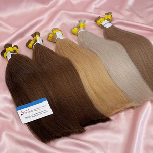 Nueva Llegada, Extensiones de Cabello Humano 100% Naturales, Multicolor, Sedosas, Suaves, con Cutículas Alineadas, Sin Caída, Listas para Enviar - Product Image 1
