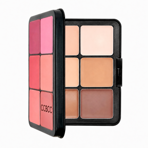 Palette de crèmes essentielles pour le visage aux minéraux cutanés Peptide HD |   Kit de fard à joues et correcteur 2-en-1, 12 couleurs, résistant à l'eau - Product Image 5