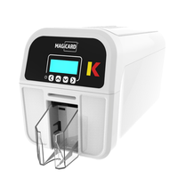 Impresora de Tarjetas Magicard K, Impresora Automática de PVC de Doble Cara, Impresora de Tarjetas Inteligentes NFC RFID Magnéticas para Oficina, Negocios, Empleados, Membresías