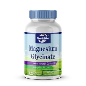 Capsules de glycinate de magnésium à vente chaude OEM/ODM pour adultes, compléments alimentaires à base de plantes - Product Image 1