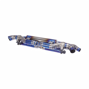 Système d'échappement Valvetronic Catback en titane pour <span class=keywords><strong>Porsche</strong></span> <span class=keywords><strong>911</strong></span> 991.2 Turbo S 3.8T, son de course, ultra léger, ajustement parfait à <span class=keywords><strong>100</strong></span>% - Product Image 1