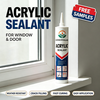 Mastic acrylique de décoration intérieure pour la réparation des joints et le traitement des raccords de plinthes et de cadres de fenêtre