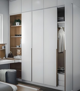 Armarios de paneles de madera modernos personalizables, Material de aluminio para dormitorio, Hotel, sala de estar, hogar, apartamento, Villa y uso escolar - Product Image 6