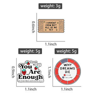 Pin Esmaltado Motivacional 'Aún No He Conocido Todo Lo Que Soy', Broche 'Por Qué <span class=keywords><strong>los</strong></span> <span class=keywords><strong>Sueños</strong></span> Mueren, No Temer el Fallo', Insignia de Solapa, Joyería, Regalo para Amigos - Product Image 1