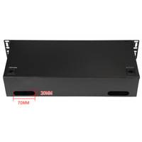 Boîtier terminal optique OTB 48 ports SC 2U SM FTTH, panneau de brassage fibre optique simple/double, montage en rack 19 pouces pour télécommunications