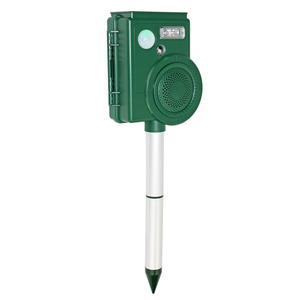 Repelente de animales solar ultrasónico, Dispositivo disuasorio de <span class=keywords><strong>depredador</strong></span> para exteriores, para perros, gatos, zorros, pájaros y murciélagos, venta al por mayor, al por mayor, al aire libre, 2017 - Product Image 3