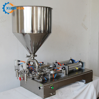 Petite machine d'embouteillage de remplissage de sauce au miel et au beurre de cacahuète mousse à raser ghee cire de bougie machine de remplissage de pâte