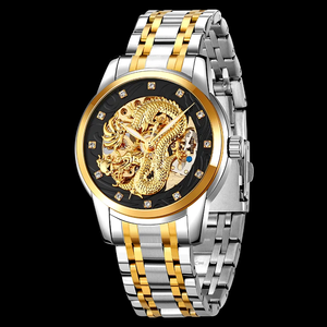 Montres à quartz élégantes pour hommes, design fantaisie, nouveau modèle, en stock, personnalisables, bracelet en acier inoxydable, 9310 - Product Image 1