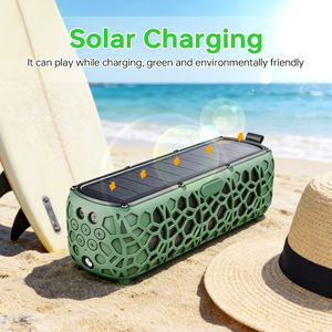 Altavoz Inalámbrico Solar IP65 Resistente al Agua con Linterna LED, Modo SOS, Mini Audio a Prueba <span class=keywords><strong>de</strong></span> Golpes con Mosquetón y Velcro - Product Image 3