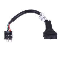 Cable Adaptador USB 3.0 de 20 Pines Macho a USB 2.0 de 9 Pines Hembra para Placa Base