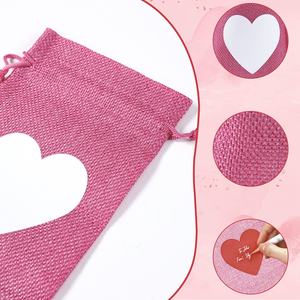 Geschenkboxen zum Valentinstag, Jutebeutel für Geschenke, Valentinsparty, Jute-Hochzeitsgeschenkbeutel für Süßigkeiten & kleine Geschenke - Product Image 4