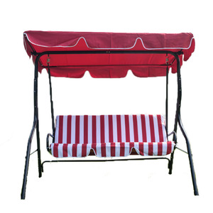 Modern Outdoor Patio Furniture <strong>Garden</strong> <strong>Swing</strong> Sets Beach Metal Wrought Iron <strong>Swings</strong> 3 Seater <strong>Bench</strong> <strong>Swing</strong> Cushion Waterproof - Product Image 6